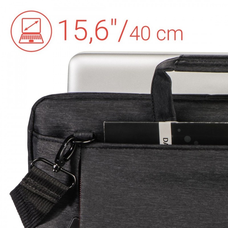 Torba do laptopa Manchester 15,6 cala Czarna  Torba do laptopa Manchester 15,6 cala Czarna