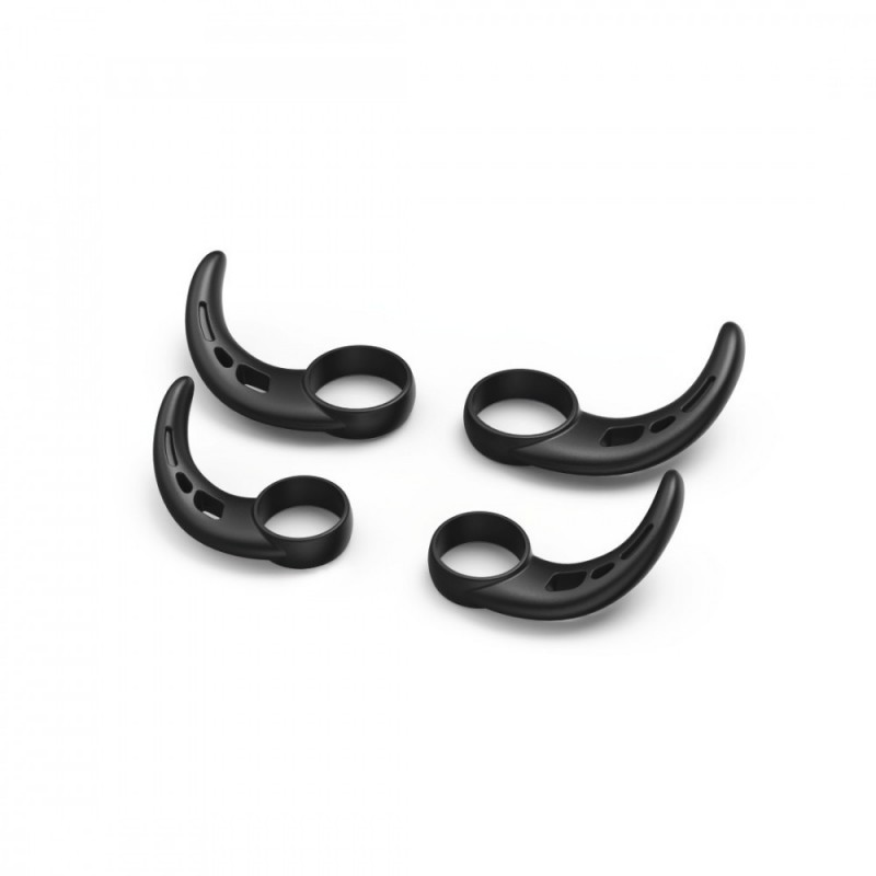 Słuchawki dokanałowe z mikrofonem Czarne  Słuchawki dokanałowe z mikrofonem Czarne