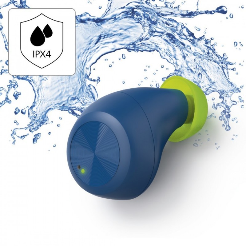 Słuchawki dokanałowe Spirit chop Niebieskie  Słuchawki dokanałowe Spirit chop Niebieskie