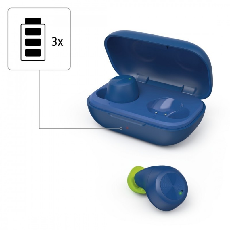 Słuchawki dokanałowe Spirit chop Niebieskie  Słuchawki dokanałowe Spirit chop Niebieskie