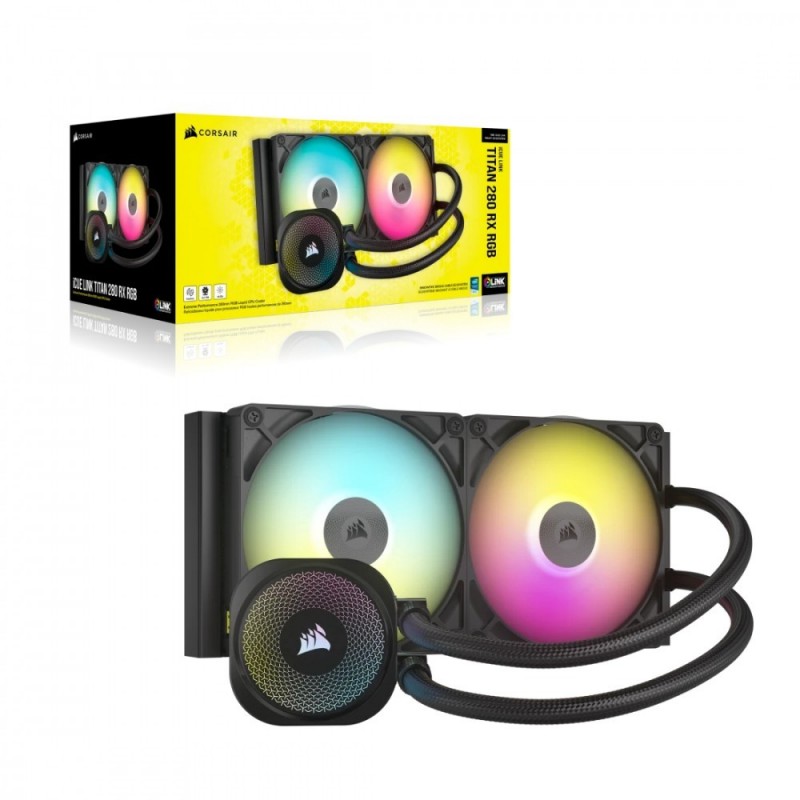 Chłodzenie procesora iCUE LINK TITAN 280 RX RGB AIO 280mm 