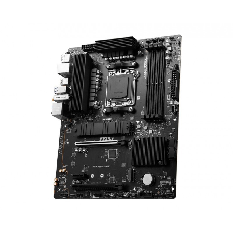 Płyta główna PRO B650-S WIFI AM5 4DDR5 HDMI/DP ATX Płyta główna PRO B650-S WIFI AM5 4DDR5 HDMI/DP ATX
