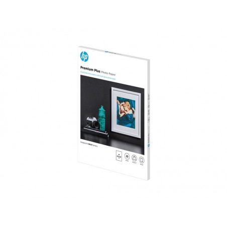 HP CR672A Premium Plus Glossy Photo Paper white 300g/m2 A4 20 sheets 1-pack HP CR672A Premium Plus Glossy Photo Paper white 300g/m2 A4 20 sheets 1-pack