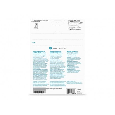 HP Premium Plus Semi-gloss Photo Paper white 300g/m2 A4 20 sheets 1-pack HP Premium Plus Semi-gloss Photo Paper white 300g/m2 A4 20 sheets 1-pack