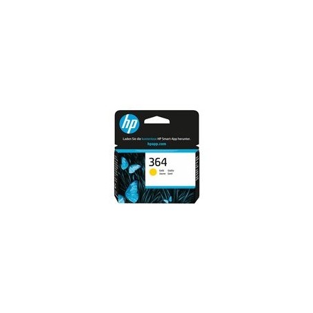 HP 364 original Ink cartridge CB320EE BA3 yellow standard capacity 3ml 300 pages 1-pack with Vivera Ink cartridge