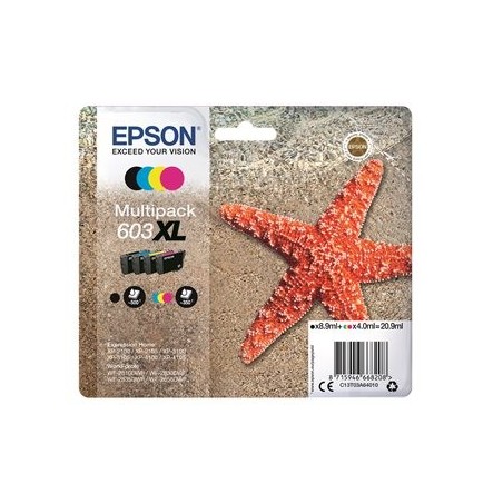 EPSON C13T03A64010 Multipack Epson C13T03A64010 4-colours 603XL 8,9 ml + 3 x 4,0 ml