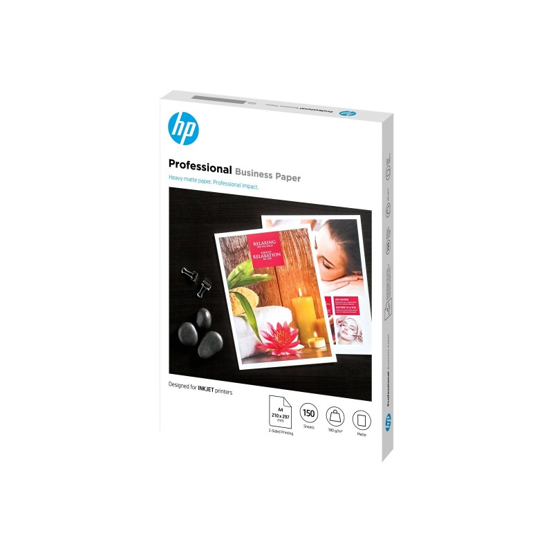 HP Prof Matte Ij A4 180g 150sh FSC Paper HP Prof Matte Ij A4 180g 150sh FSC Paper