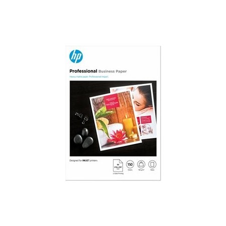 HP Prof Matte Ij A4 180g 150sh FSC Paper HP Prof Matte Ij A4 180g 150sh FSC Paper
