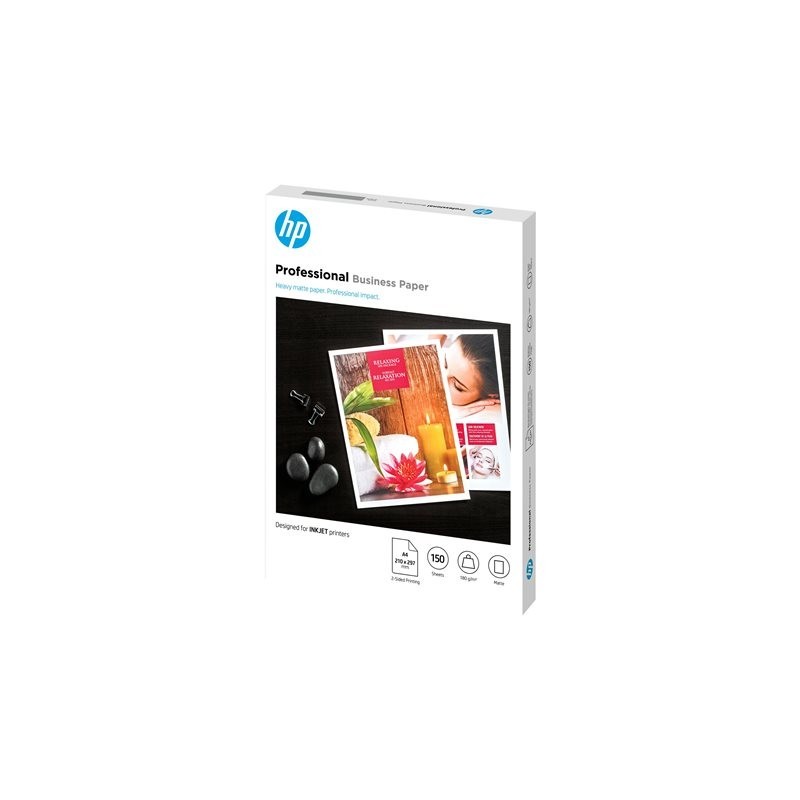 HP Prof Matte Ij A4 180g 150sh FSC Paper HP Prof Matte Ij A4 180g 150sh FSC Paper