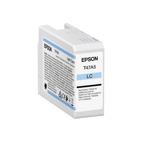EPSON Singlepack Light Cyan T47A5 UltraChrome Pro 10 ink 50ml EPSON Singlepack Light Cyan T47A5 UltraChrome Pro 10 ink 50ml