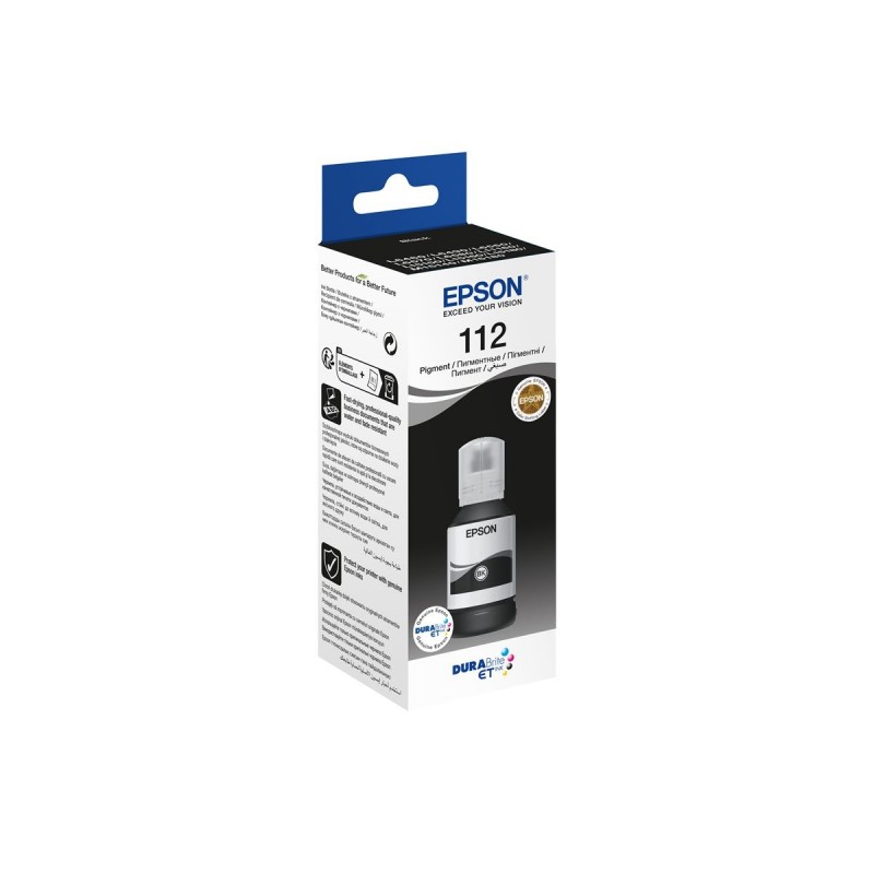 EPSON 112 EcoTank Pigment Black ink bottle