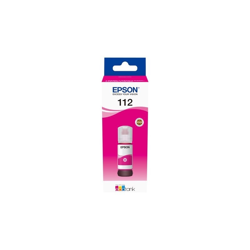 EPSON 112 EcoTank Pigment Magenta ink bottle