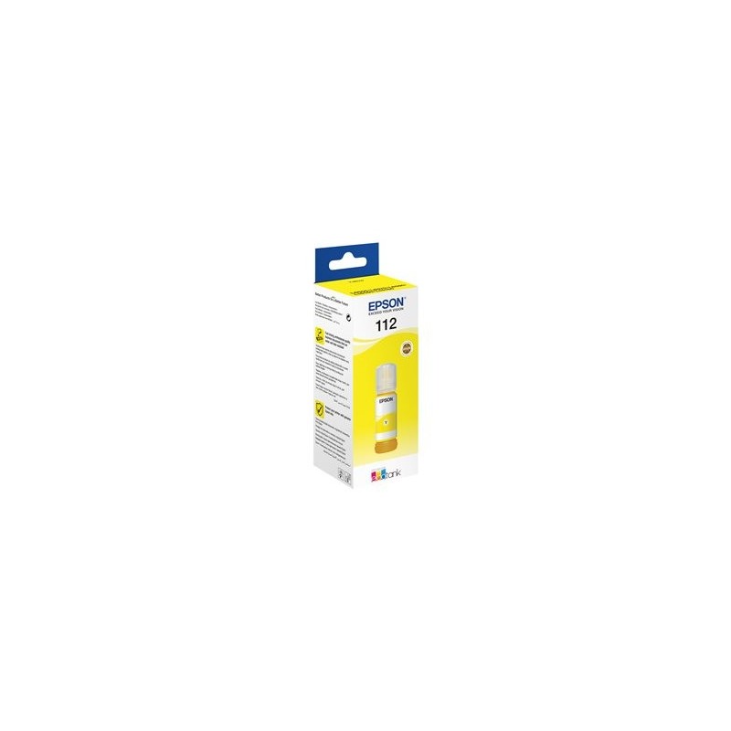 EPSON 112 EcoTank Pigment Yellow ink bottle