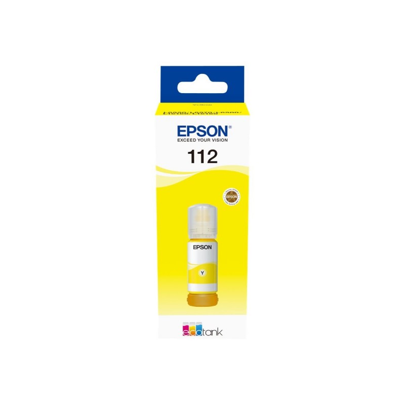 EPSON 112 EcoTank Pigment Yellow ink bottle