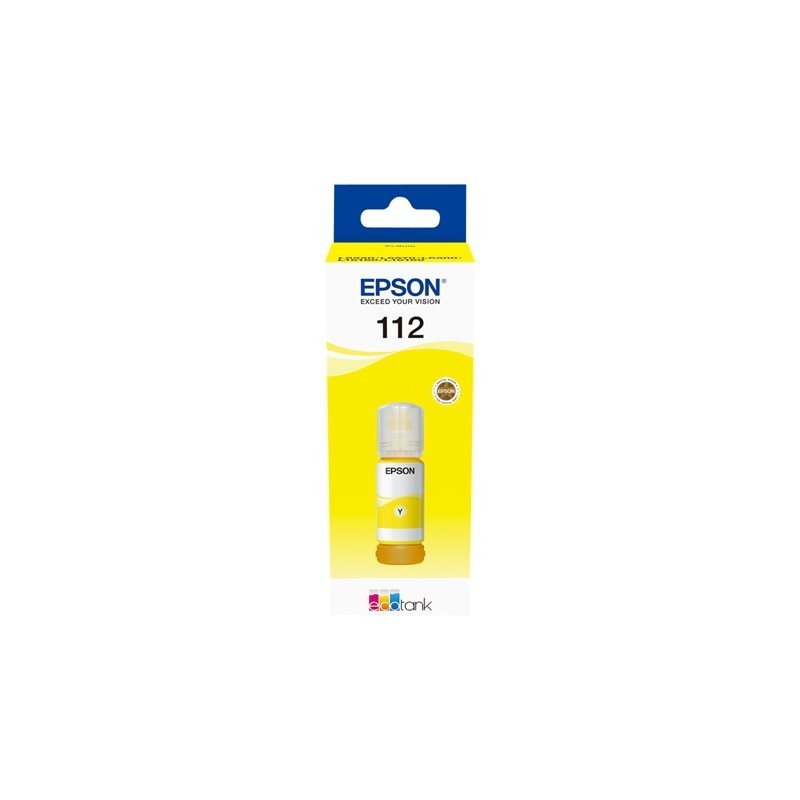 EPSON 112 EcoTank Pigment Yellow ink bottle