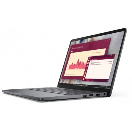 Laptop Dell Pro 14 PC14250 W11P C7 150U/16GB/512GB/FgrPr/FHD IR Cam&Mic/WLAN+BT|14.0 FHD+|BcklKb/3C/65W/3YPS Magnetite color, te