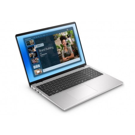 Laptop Dell 16 DC16251 W11P C7-150U|16GB|512GB|Intel Graphics|FgrPr|WLAN + BT|16.0 2.5K|BcklKb|4C|65W|3YPS Platinum Silver