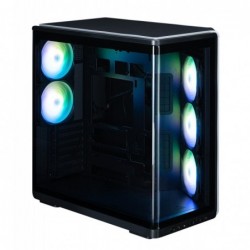 Obudowa P60 Mid-Tower 5x ARGB fans czarna