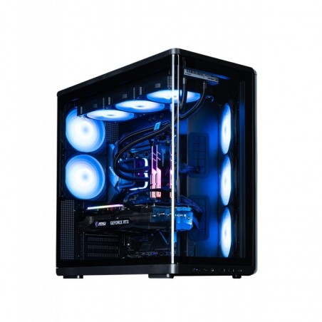 Obudowa P60 Mid-Tower 5x ARGB fans czarna