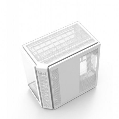 Obudowa P60 Mid-Tower 5x ARGB fans biała