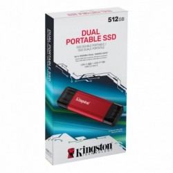 Dysk zewnętrzny SSD 512GB DualPortable USB-A/C 3.2 Gen2