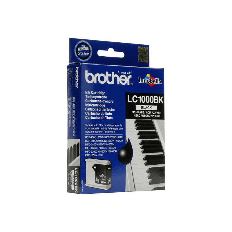 BROTHER LC1000BK Tusz Brother LC1000BK black 500str DCP330C / DCP540CN / MFC5460CN