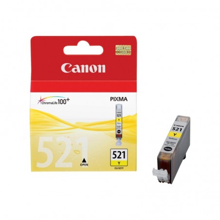 CANON 1LB CLI-521Y ink cartridge yellow standard capacity 9ml 510 pages 1-pack CANON 1LB CLI-521Y ink cartridge yellow standard capacity 9ml 510 pages 1-pack