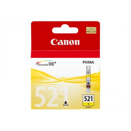 CANON 1LB CLI-521Y ink cartridge yellow standard capacity 9ml 510 pages 1-pack CANON 1LB CLI-521Y ink cartridge yellow standard capacity 9ml 510 pages 1-pack