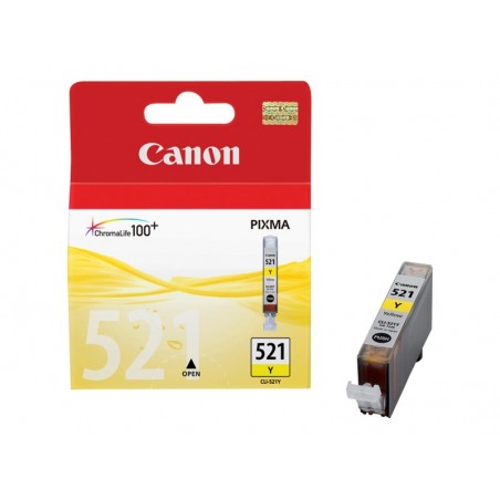CANON 1LB CLI-521Y ink cartridge yellow standard capacity 9ml 510 pages 1-pack CANON 1LB CLI-521Y ink cartridge yellow standard capacity 9ml 510 pages 1-pack