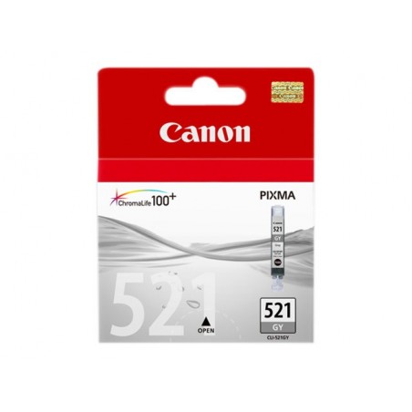 CANON 1LB CLI-521G ink cartridge grey standard capacity 9ml 1.370 pages 1-pack CANON 1LB CLI-521G ink cartridge grey standard capacity 9ml 1.370 pages 1-pack