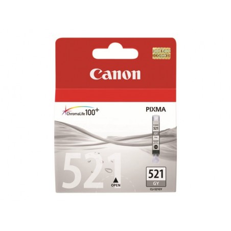 CANON 1LB CLI-521G ink cartridge grey standard capacity 9ml 1.370 pages 1-pack CANON 1LB CLI-521G ink cartridge grey standard capacity 9ml 1.370 pages 1-pack