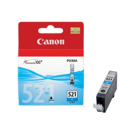CANON 1LB CLI-521C ink cartridge cyan standard capacity 9ml 505 pages 1-pack CANON 1LB CLI-521C ink cartridge cyan standard capacity 9ml 505 pages 1-pack