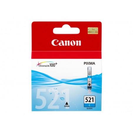 CANON 1LB CLI-521C ink cartridge cyan standard capacity 9ml 505 pages 1-pack CANON 1LB CLI-521C ink cartridge cyan standard capacity 9ml 505 pages 1-pack