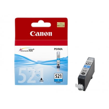CANON 1LB CLI-521C ink cartridge cyan standard capacity 9ml 505 pages 1-pack CANON 1LB CLI-521C ink cartridge cyan standard capacity 9ml 505 pages 1-pack