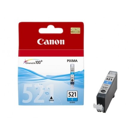 CANON 1LB CLI-521C ink cartridge cyan standard capacity 9ml 505 pages 1-pack CANON 1LB CLI-521C ink cartridge cyan standard capacity 9ml 505 pages 1-pack