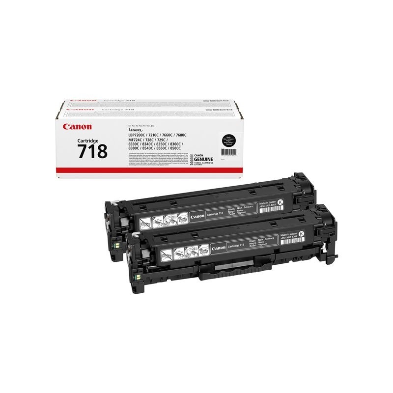 CANON 2662B005 Toner Canon CLBP718 BK 2P LBP7200/LBP7210/ LBP7660/ LBP7680
