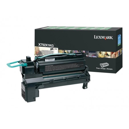 LEXMARK X792X1KG Toner Lexmark black zwrotny 20 000 stron X792 LEXMARK X792X1KG Toner Lexmark black zwrotny 20 000 stron X792