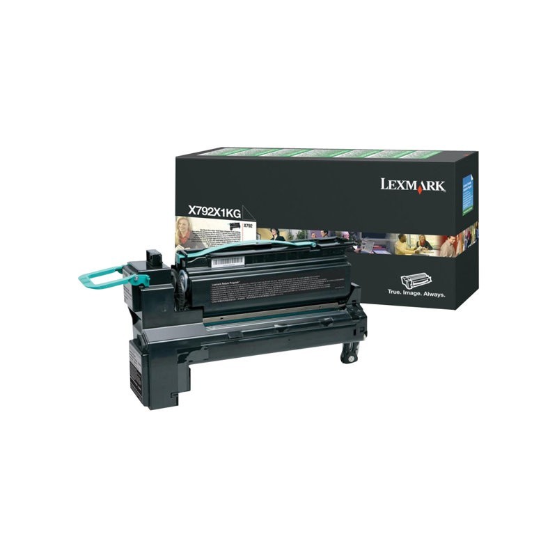 LEXMARK X792X1KG Toner Lexmark black zwrotny 20 000 stron X792