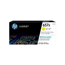 HP 657X LaserJet Original Toner Cartridge Yellow High Yield