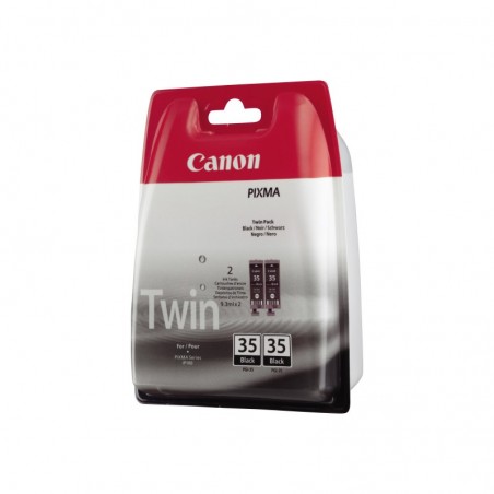 CANON PGI-35 Twin Pack Black Ink Value Pack (2 ink tanks) CANON PGI-35 Twin Pack Black Ink Value Pack (2 ink tanks)