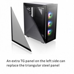 Obudowa - Divider 500 ARGB Tempered Glass - Czarna Obudowa - Divider 500 ARGB Tempered Glass - Czarna
