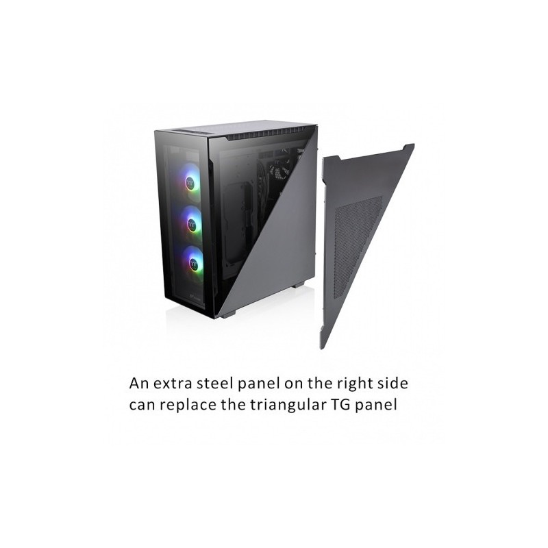 Obudowa - Divider 500 ARGB Tempered Glass - Czarna Obudowa - Divider 500 ARGB Tempered Glass - Czarna