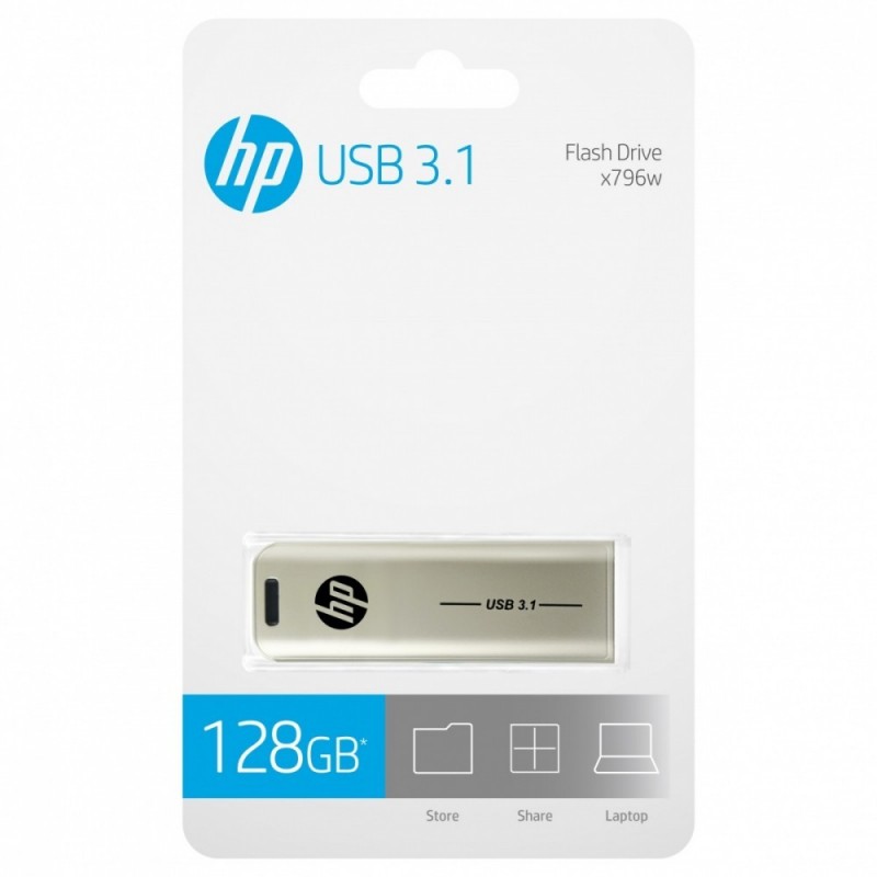 Pendrive 128GB USB 3.1 HPFD796L-128 Pendrive 128GB USB 3.1 HPFD796L-128