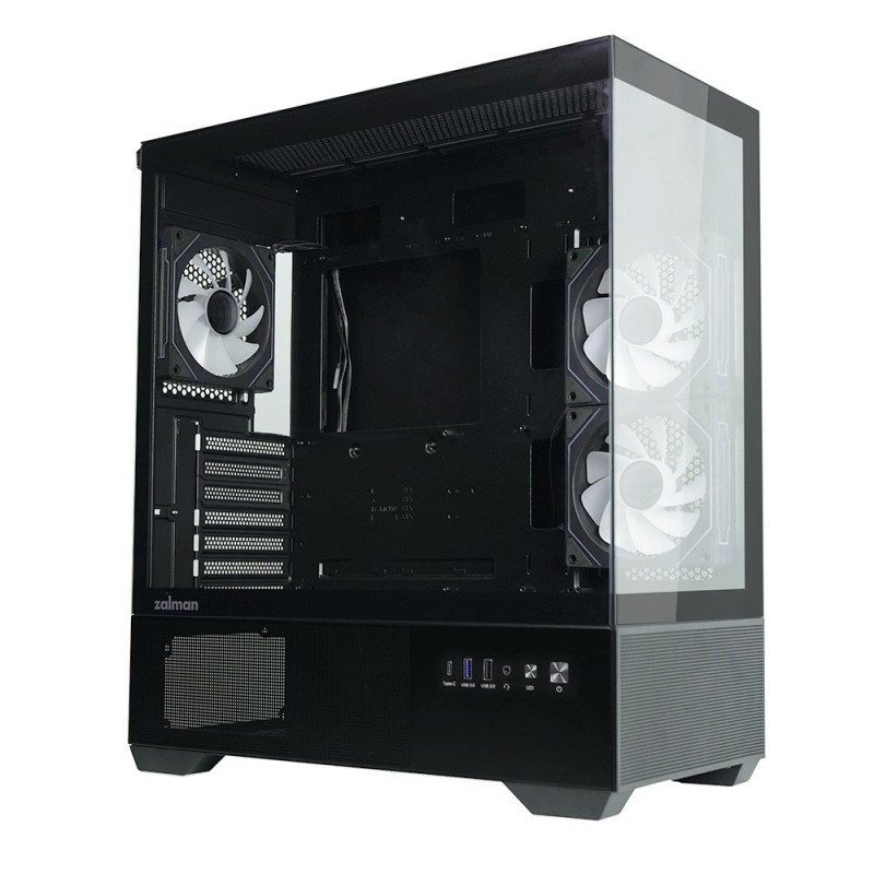 Obudowa CHRONIX V2 Mid Tower ARGB fan x3 czarna