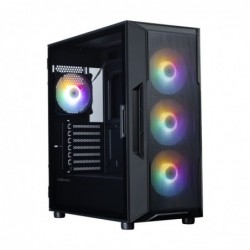 Obudowa I3 NEO V2 Mid Tower RGB fan x4 czarna Obudowa I3 NEO V2 Mid Tower RGB fan x4 czarna