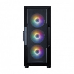Obudowa I3 NEO V2 Mid Tower RGB fan x4 czarna Obudowa I3 NEO V2 Mid Tower RGB fan x4 czarna