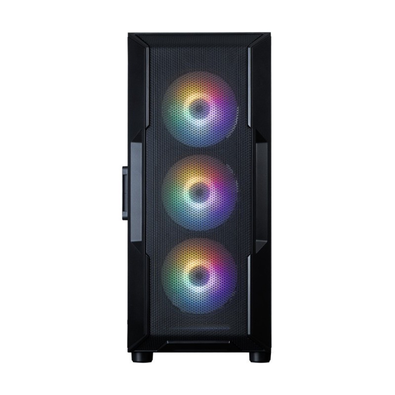 Obudowa I3 NEO V2 Mid Tower RGB fan x4 czarna Obudowa I3 NEO V2 Mid Tower RGB fan x4 czarna