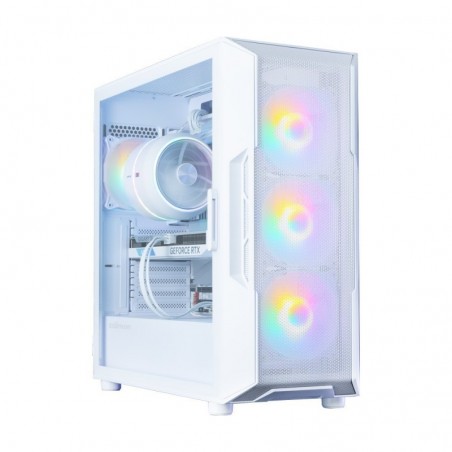 Obudowa I3 NEO V2 Mid Tower RGB fan x4 biała Obudowa I3 NEO V2 Mid Tower RGB fan x4 biała