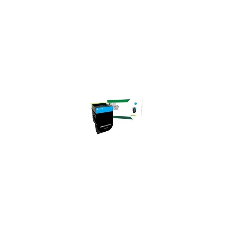 LEXMARK 80C2SC0 Toner Lexmark 802SC cyan zwrotny 2000 str. CX310dn / CX310n / CX410de