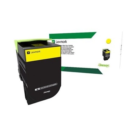 LEXMARK 80C2SY0 Toner Lexmark 802SY yellow zwrotny 2000 str. CX310dn / CX310n / CX410de